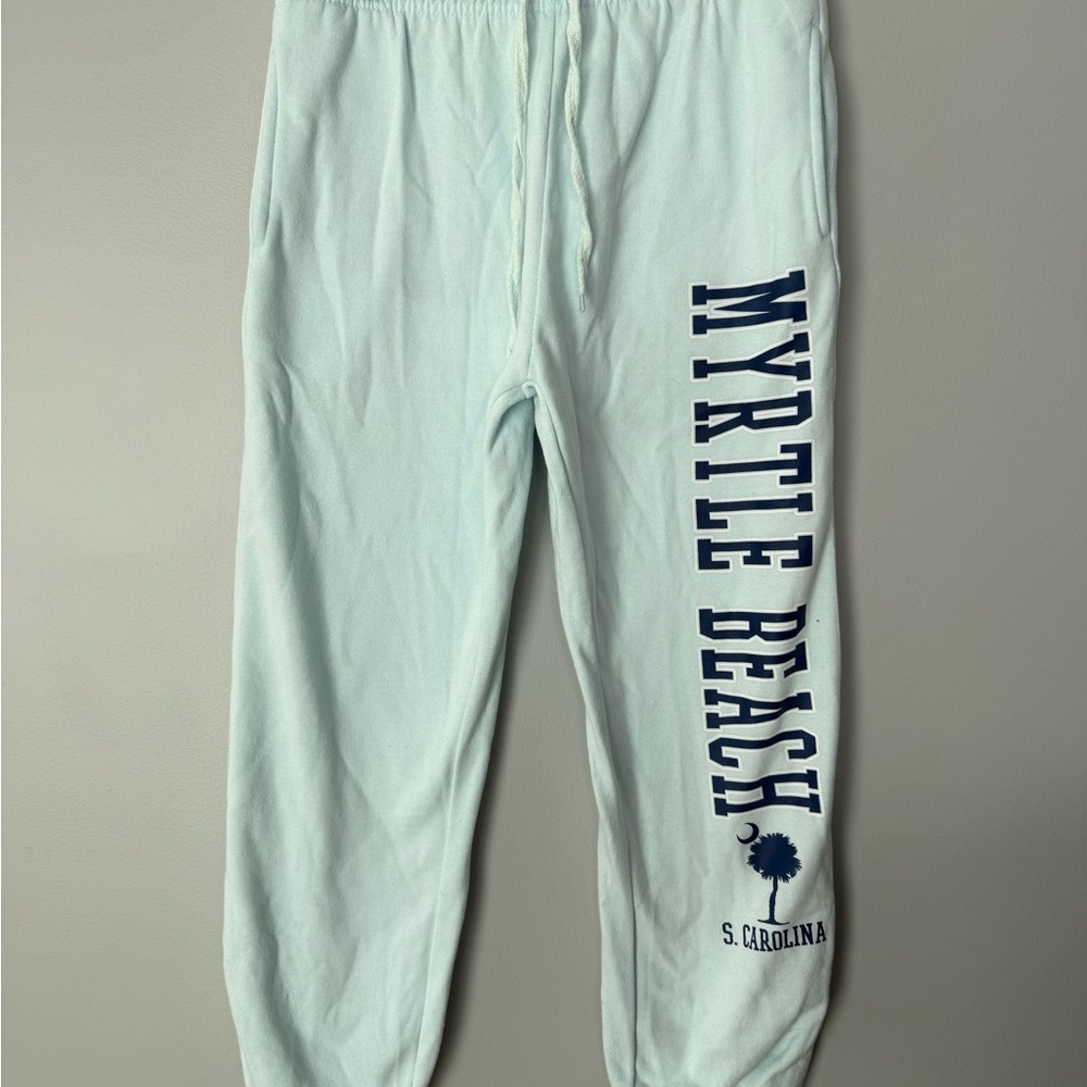 Myrtle Beach Women’s Light Blue Joggers Medium